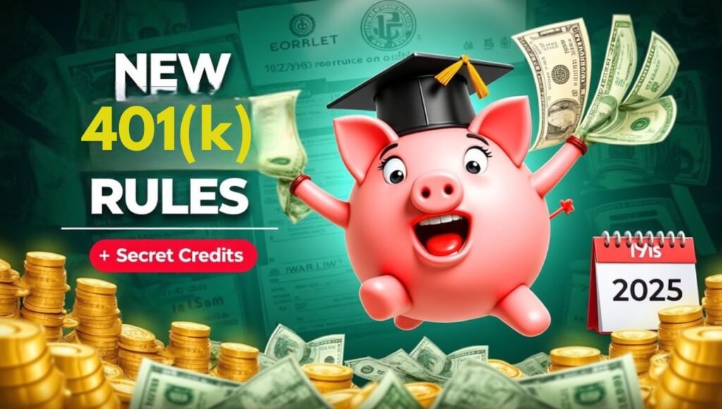 New IRS 401(k) Rules for 2025: Higher Limits & Secret Tax Credits